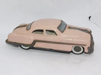 Vintage Pontiac Minister Delux Tinplate Toy Car 1950’s WORKING - Image 1 of 4