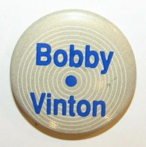 Vintage Bobby Vinton Pinback Button - Picture 1 of 1