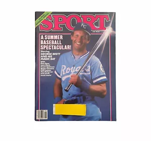 George Brett 1985 SPORT June Magazine Pete Rose Patrick Ewing NBA Draft VTG - Picture 1 of 11