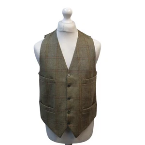 Vintage Cadogan Company Tweed Weste Jagd Schießen Englisch Herren Wolle L - Bild 1 von 5