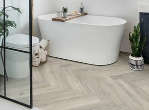 Polyflor Camaro Rigid Core Herringbone | Easy To Install Click System | Oak SPC - Picture 1 of 2