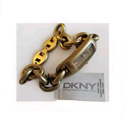 DKNY Champagne Dial Brushed Gold-Plated Ladies Bracelet Watch NY3640 - Image 1 of 4