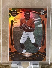 2021 Panini Certified RC Justin Fields ORANGE Mirror /149 Chicago Bears QB1