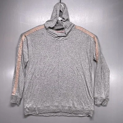 Sudadera con capucha gris a rayas manga larga Maurices para mujer talla 0 nueva con etiquetas Foto 1 de 4
