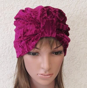 Turban ,top knot turban hat, velvet turban hat for women, bad hair day hat - Picture 1 of 3