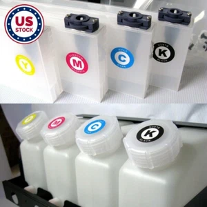 DX5-4 Bottle 4 Cartridges Continue Bulk Ink System CISS Mimaki JV33/CJV30/JV5 - Picture 1 of 11