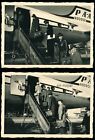 2x Pan Am Douglas C-54E Skymaster - Einstieg am Flughafen Hannover - Foto 10x7cm