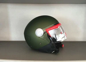 CASCO HELMET CASQUE APERTO D-JET GIVI 10.7 VERDE OPACO TAGLIA M CITTA SCOOTER - Foto 1 di 3