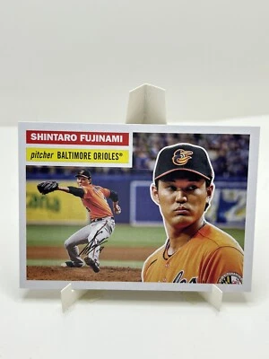 2023 TOPPS ARCHIVES SHINTARO FUJINAMI BALTIMORE ORIOLES #23 - Image 1 of 2