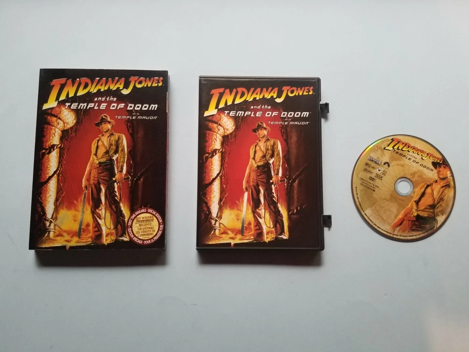Indiana Jones and the Temple of Doom (DVD, 2008, Widescreen) Slipcover included - Image 1 of 1