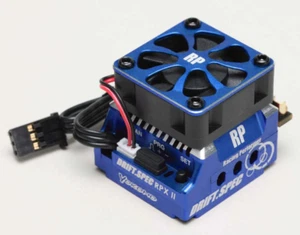Yokomo 1/10 DRIFT ESC sin escobillas BL-RPX2D Competition ESC CON VENTILADOR -AZUL- - Imagen 1 de 2