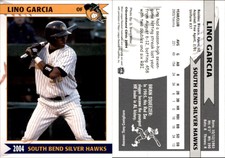 Lino Garcia 2004 Grandstand South Bend Silver Hawks #NNO Card *AutographDen*