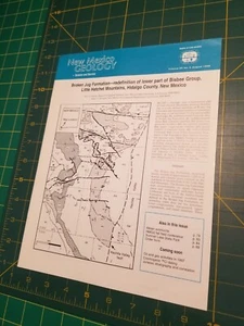 New Mexico Geology Volume 20, No. 3 August 1998 - Bild 1 von 2
