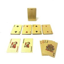 NEW Gold/Black Foil Play Poker Card Waterproof Plastic Gold Deck Game Card USA