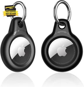 for Airtag Holder, 2 Pack Airtag Case with Keychain,Air Tag Case with Key Ring f - Picture 1 of 1