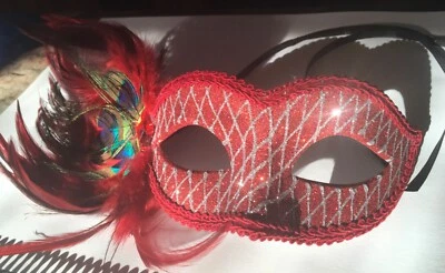 Masquerade Venetian Mardi Gras Halloween Theater Mask New Year’s  Party - Image 1 of 4