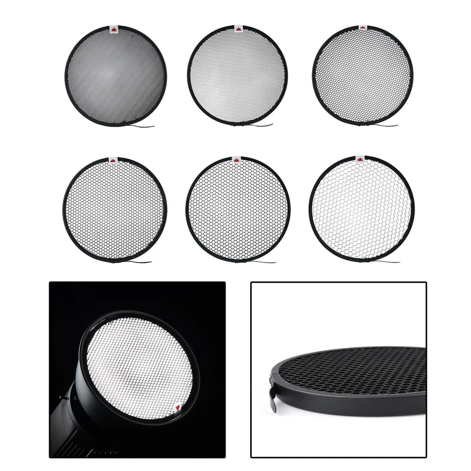 6.69"/ 17cm Standard Reflector Beauty Dish with Honeycomb Grid Lighting Tool for - Image 1 of 1