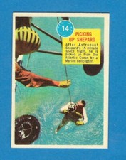 Topps 1963 Nasa Astronauts Pickin Up Shepard #14