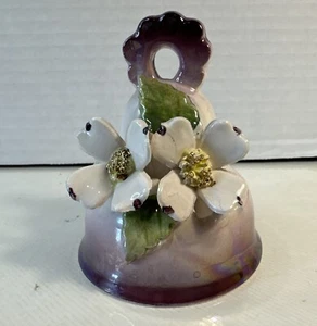 Vintage Norcrest Campana Rosas Flores Hueso China Hecho en Japón J-10 Luster Ware - Imagen 1 de 7