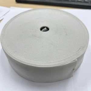50mm White Elastic on 50m roll - Picture 1 of 2