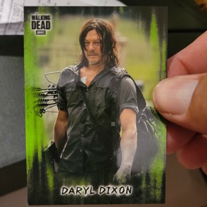 2018 Topps The Walking Dead Hunters and Hunted Green 6/25 Daryl Dixon #3 