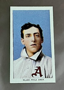 Eddie Plank 1910 Tobacco Card T-206 Piedmont REPRINT Mini Card A’s