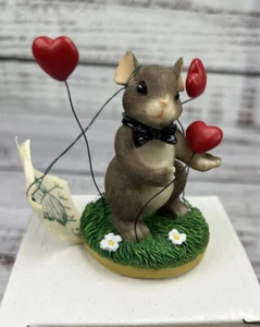 Fitz Floyd Charming Tails MY HEART'S ALL A-FLUTTER Groom #82/101 Wedding Love - Picture 1 of 6