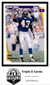 1997 Collector's Choice #302 Orlando Thomas Minnesota Vikings ~A3H