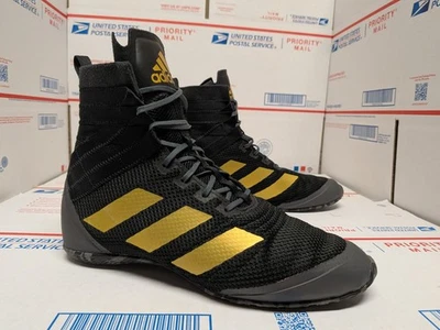 Adidas Speedex 18 Zapatos de Boxeo Botas de Boxeo Negro-Dorado GY4079 Para hombres 8.5 Foto 1 de 4