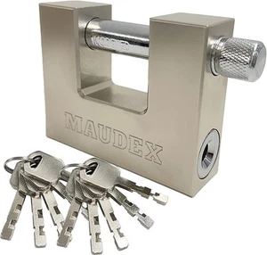 Maudex® MDP70 Schwerlast Vorhängeschloss - Anti-Bohr / Anti-Pick Vorhängeschloss - 10 Schlüssel - Bild 1 von 7
