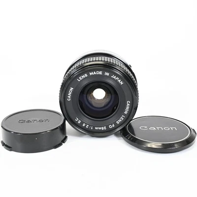Canon FD 28mm f/2.8 S.C. Lente gran angular Prime con tapa delantera y... - Imagen 1 de 4