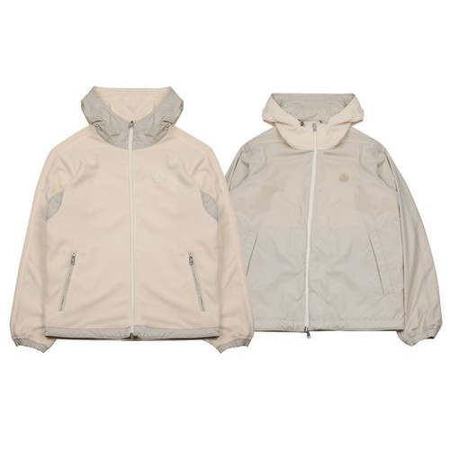 Moncler Felpa con cappuccio e zip reversibile in pile 135588329