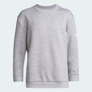 adidas kids Fleece Crewneck Sweatshirt - Picture 1 of 6