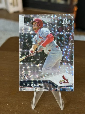 2021 Bowman Platinum - Dylan Carlson #86 Ice Foil (RC) - Image 1 of 2