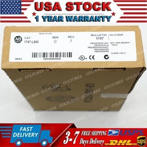 Módulo de unidad de procesador de CPU AB 1747-L543 SER C SLC 500 sellado de fábrica impuestos gratuitos de EE. UU. - Imagen 1 de 5
