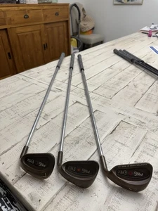 Ping Eye 2+ Red And Black Dot Beryllium Copper Wedge Set W-SW-LW Stiff Flex - Picture 1 of 10