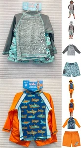 Neu mit Etikett UvSkinz Kinder dreiteiliges Sonnenbekleidungsset mit Wendemütze UPF 50+ Schutz - Bild 1 von 36