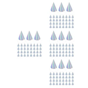 50 Pcs Wedding Cone Hats Housewarming Party Happy Birthday Paper - Picture 1 of 20