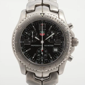 TAG Heuer link CT1111 SS SS QZ esfera negra - Imagen 1 de 7