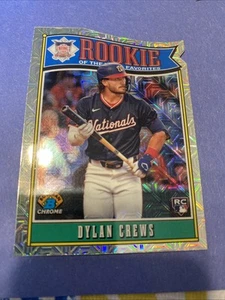 Bowman MEGA 2025 Novato del Año Dylan Crews - Mojo Chrome Refractor - Imagen 1 de 2