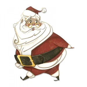 Tim Holtz Sizzix Thinlits Die ~ JOLLY ST. NICK, COLORIZE ~ 664198 - Picture 1 of 3