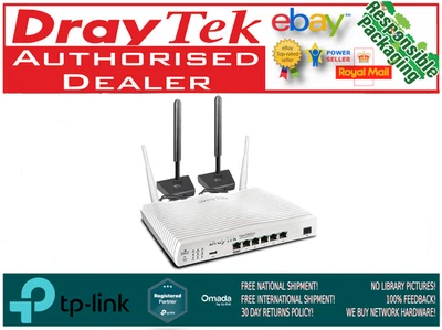 Daytek V2865LAC-K VDSL2 Gigabit Ethernet Wireless AC 3G/4G LTE Security Router - Image 1 of 2