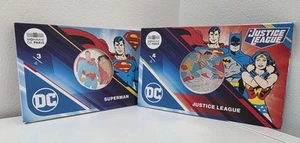Lot 2 x 50€ Argent 900/1000 DC COMICS Justice League + Superman 2025 - Imagen 1 de 1