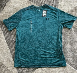 NUEVO CON ETIQUETAS Camisa Under Armour Tech Vent Calce Suelto Geoda Manga Corta Para Hombre Talla Grande - Imagen 1 de 5