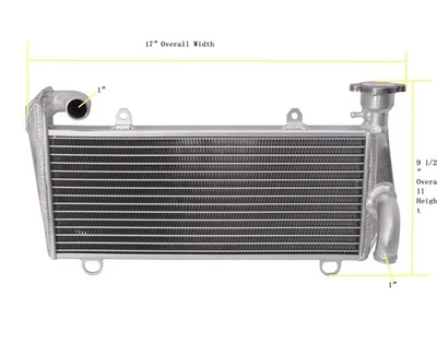 Los7 para radiador 2012-2017 Ducati 899 959 1199 1299 Panigale aluminio Foto 1 de 4