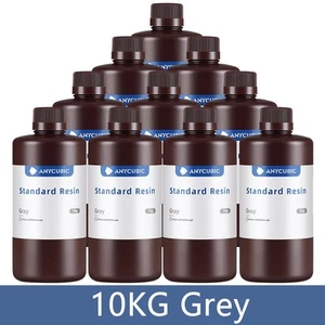 10KG Grau ANYCUBIC UV Empfindlich Harz 405nm für LCD Mono M7 Mars 3D Drucker - Bild 1 von 11