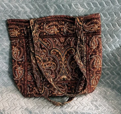 Cartera Vera Bradley marrón cachemir Foto 1 de 4