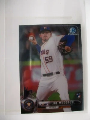 2017 Bowman Chrome Mini #92 Joe Musgrove RC ASTROS - Image 1 of 2