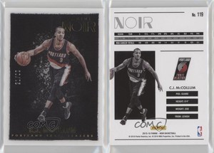 2015-16 Panini Noir Color /99 CJ McCollum #119