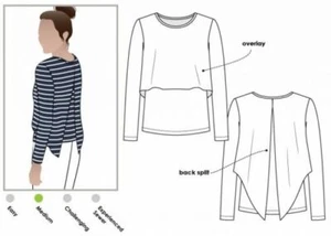 Style Arc Sewing Pattern Kylie Top Sizes 18-30 - Picture 1 of 2